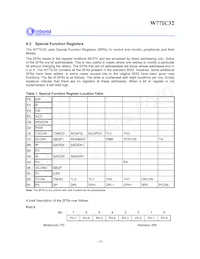 W77IC32A25PL Datasheet Page 10
