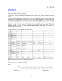 W77IC32A25PL 데이터 시트 페이지 10