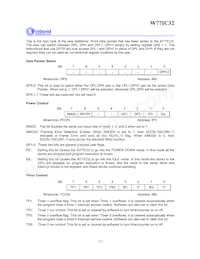 W77IC32A25PL 데이터 시트 페이지 12