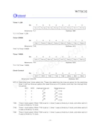 W77IC32A25PL Datasheet Page 14