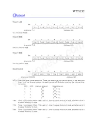 W77IC32A25PL 데이터 시트 페이지 14