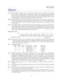 W77IC32A25PL數據表 頁面 16