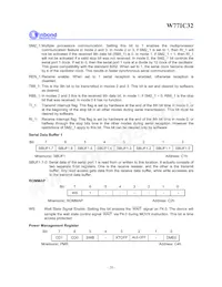 W77IC32A25PL Datasheet Page 20