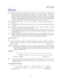 W77IC32A25PL Datasheet Pagina 20