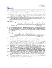 W77IC32A25PL Datasheet Pagina 22