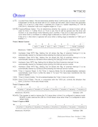 W77IC32A25PL Datasheet Page 23