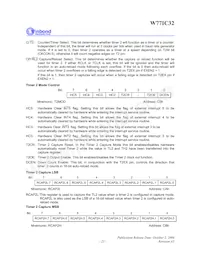 W77IC32A25PL Datasheet Pagina 23