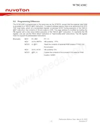 W78C438C40PL Datasheet Page 11