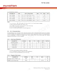 W78C438C40PL Datasheet Page 13