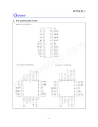W78E051B40PL Datasheet Page 4
