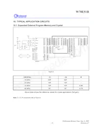 W78E051B40PL Datasheet Page 21