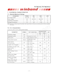 W78E051C40PL Datasheet Page 12