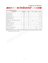 W78E051C40PL Datasheet Page 16