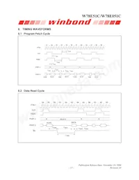 W78E051C40PL Datasheet Page 17
