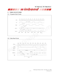 W78E051C40PL 데이터 시트 페이지 17