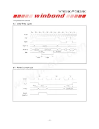 W78E051C40PL Datasheet Page 18