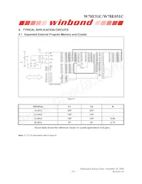 W78E051C40PL數據表 頁面 19