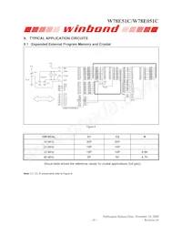 W78E051C40PL Datasheet Page 19