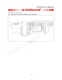 W78E051C40PL Datasheet Page 20