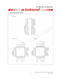 W78E052C40PL Datenblatt Seite 3