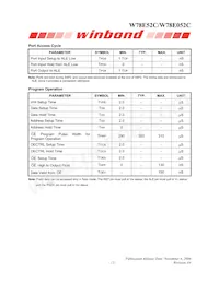 W78E052C40PL Datasheet Page 15