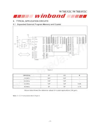 W78E052C40PL Datasheet Pagina 18
