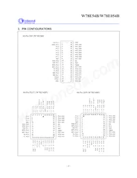W78E054B40PL Datasheet Page 4