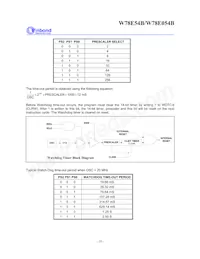 W78E054B40PL Datasheet Page 10
