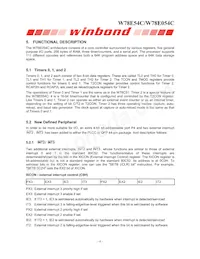 W78E054C40PL Datasheet Page 6