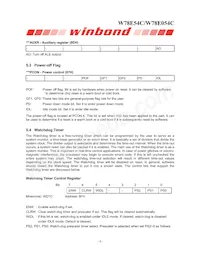 W78E054C40PL Datasheet Page 8