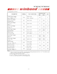 W78E054C40PL Datasheet Page 14
