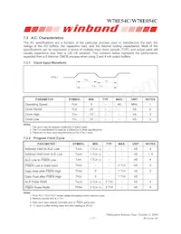 W78E054C40PL Datasheet Page 15
