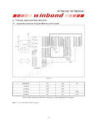W78E054C40PL Datasheet Page 20