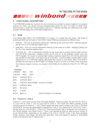W78E058B40PL Datasheet Page 6
