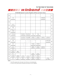 W78E058B40PL Datasheet Page 8