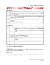 W78E058B40PL Datasheet Page 11
