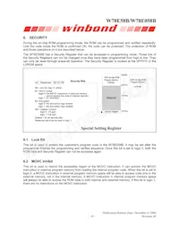W78E058B40PL Datenblatt Seite 19