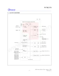 W78E378數據表 頁面 7