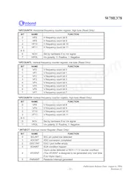 W78E378 Datasheet Page 13