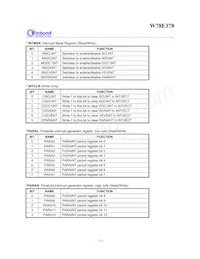 W78E378 Datasheet Page 14