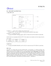 W78E378 Datenblatt Seite 17