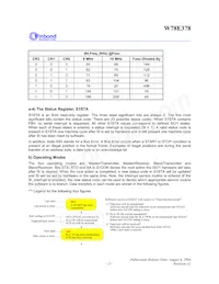 W78E378 Datasheet Page 21