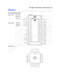 W78E378A10PL Datasheet Page 2