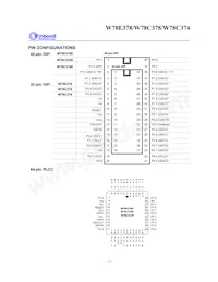 W78E378A10PL 데이터 시트 페이지 2