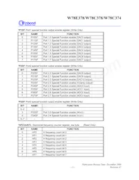 W78E378A10PL Datasheet Page 11