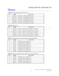 W78E378A10PL Datasheet Page 13