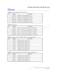 W78E378A10PL Datasheet Pagina 13