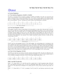 W78E378A10PL Datasheet Pagina 18