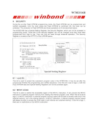 W78E516B40PL Datasheet Page 20