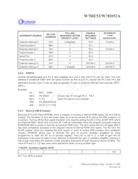 W78I052A24PL Datasheet Page 7